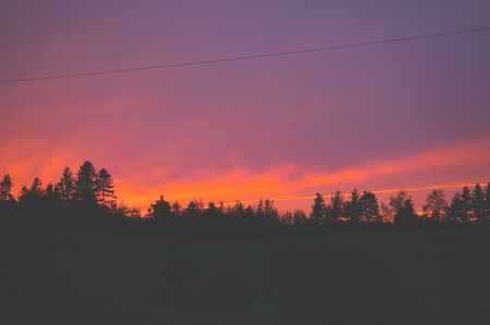 Sunset at Forest Haven Inn
