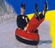Snow tubin-night